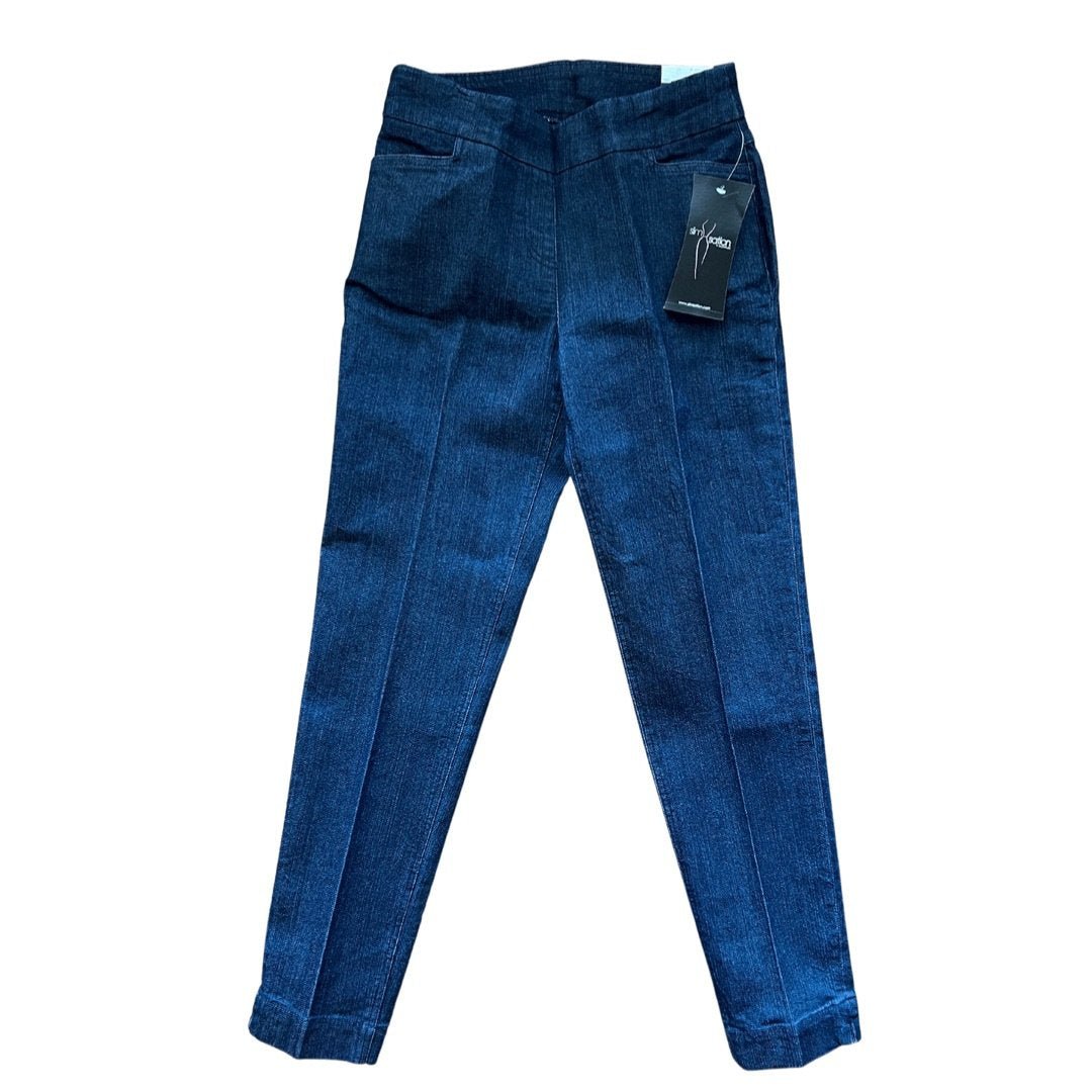 5 Pocket Denim Ankle Pant from Multiples - High Call Outfitters