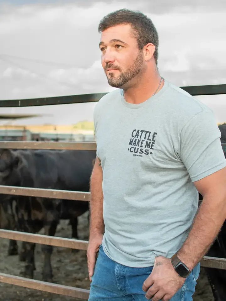 Cattle Make Me Cuss T-shirt - High Call Outfitters