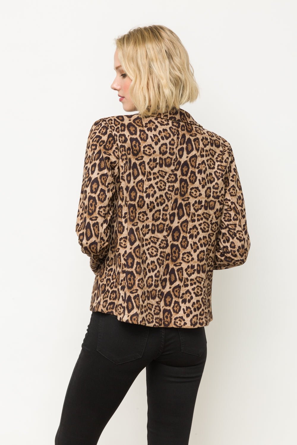 Leopard Print Blazer from Mystree - High Call Outfitters