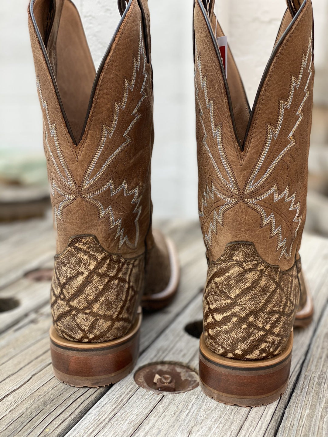 Bowie Taupe Elephant TLX Performance Boot from Tony Lama