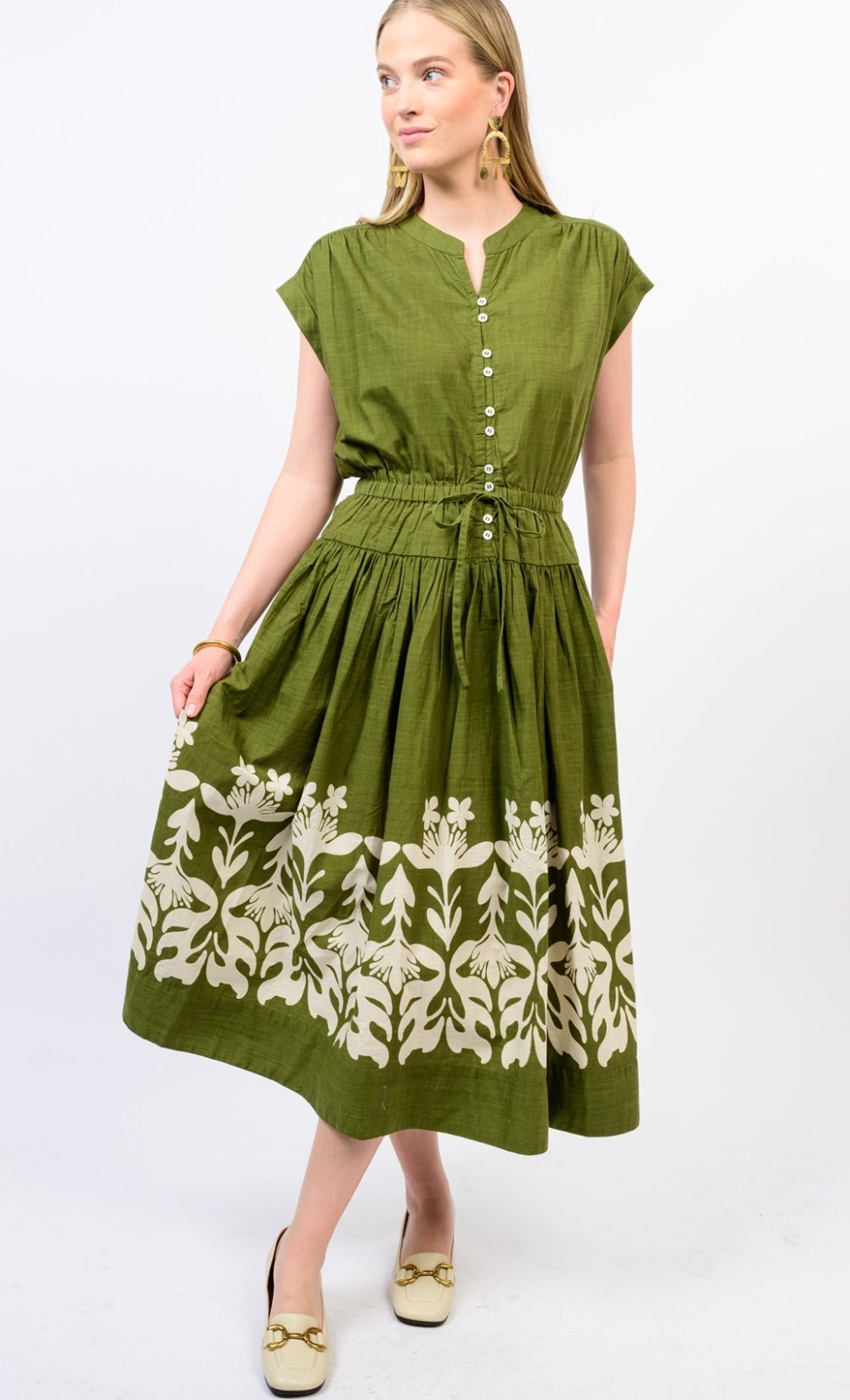 Border Maxi Dress from Uncle Frank - High Call Outfitters