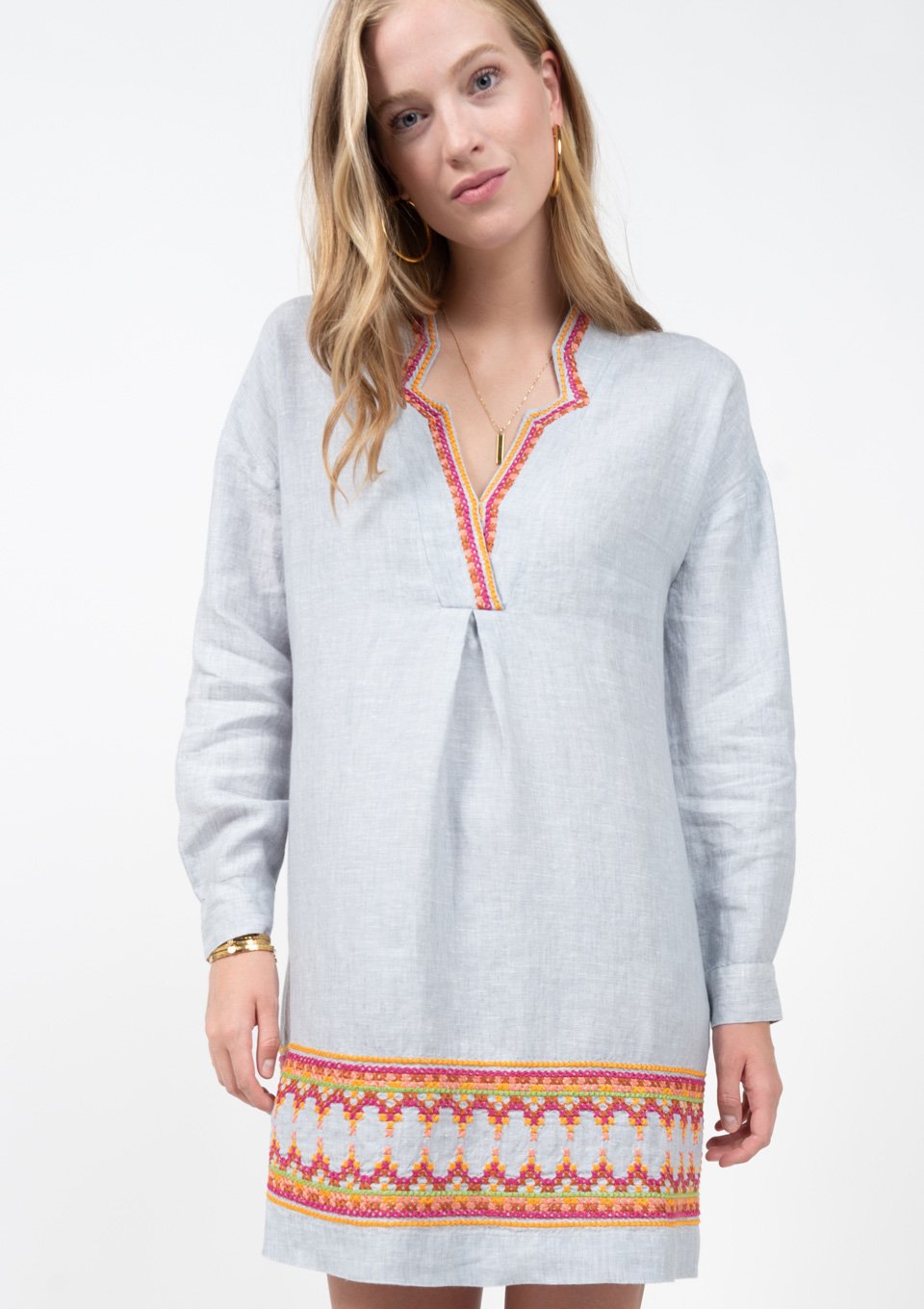 Cross Stitch Embroidered Dress from Uncle Frank