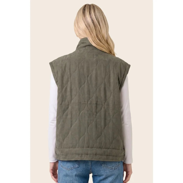 Quilted Oversize Puffer Vest