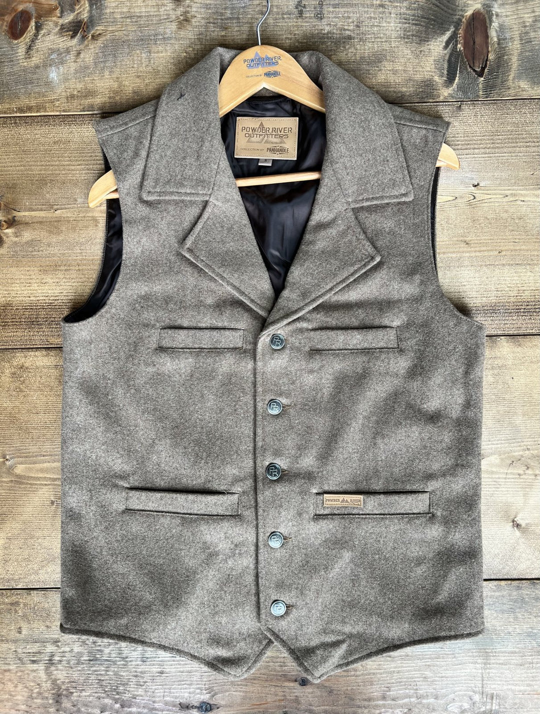 Wool Heather Vest from Powder River