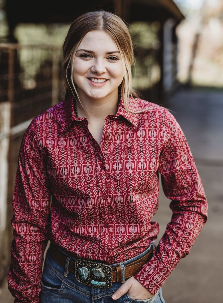 Alma Kirby Stretch Long Sleeve Shirt from Ariat