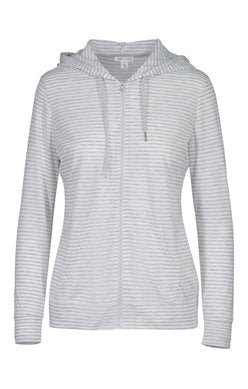 Zip Up Striped Hoodie from Tribal - High Call Outfitters