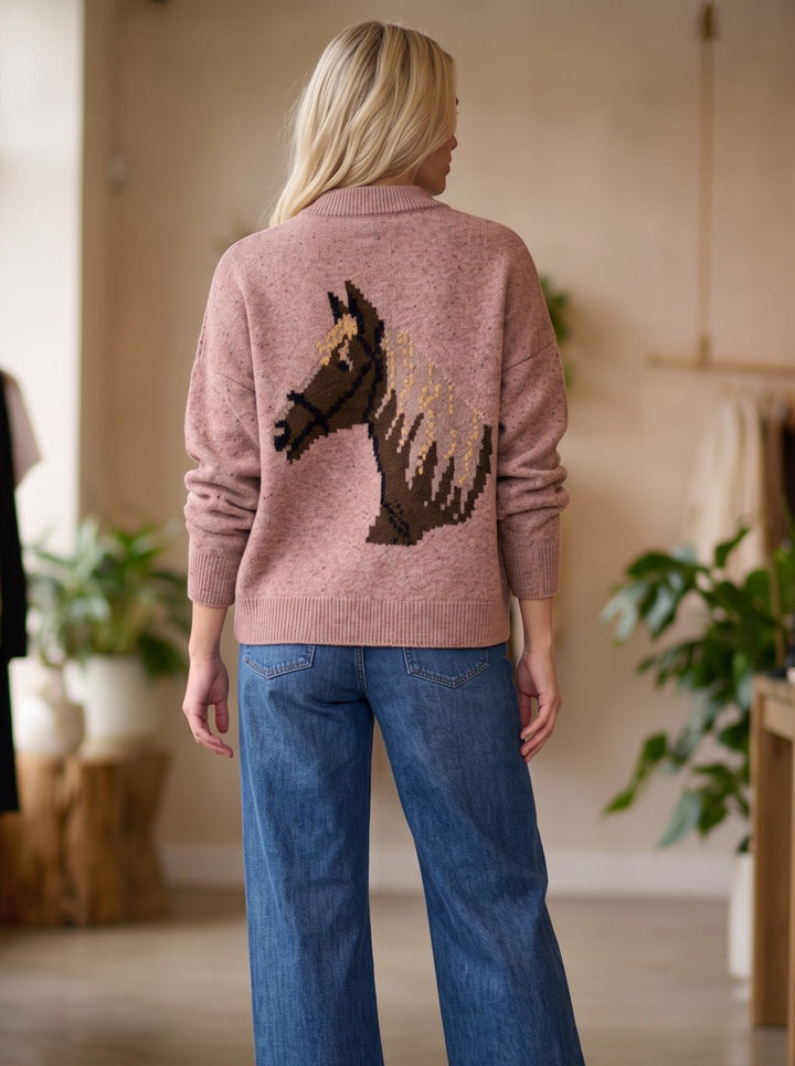 Sweater with Horseshoe from Ivy Jane