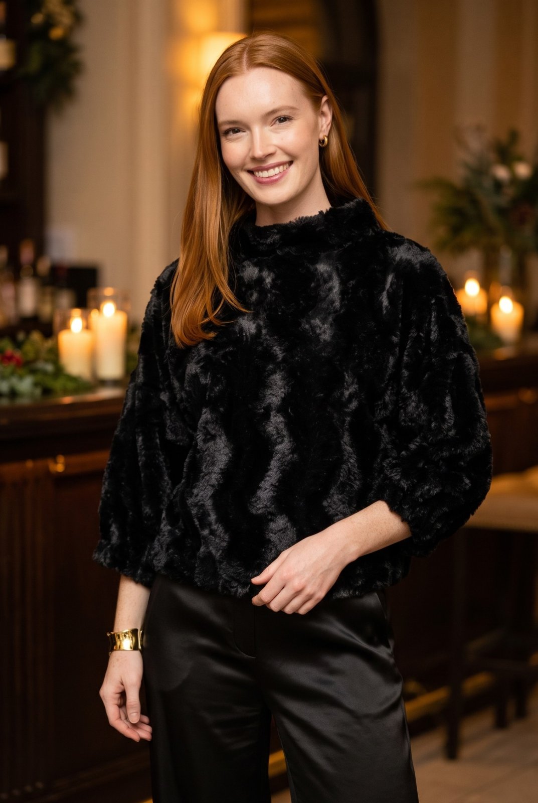 Faux Fur Popover from Ivy Jane