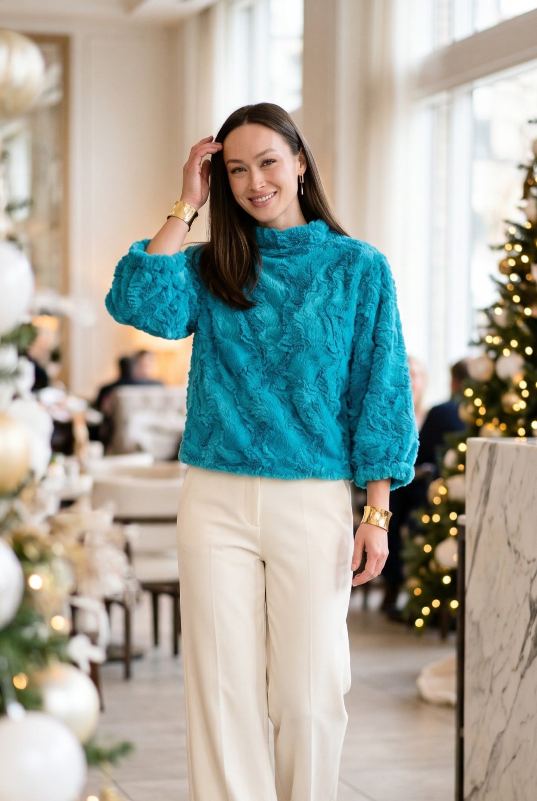 Faux Fur Popover from Ivy Jane