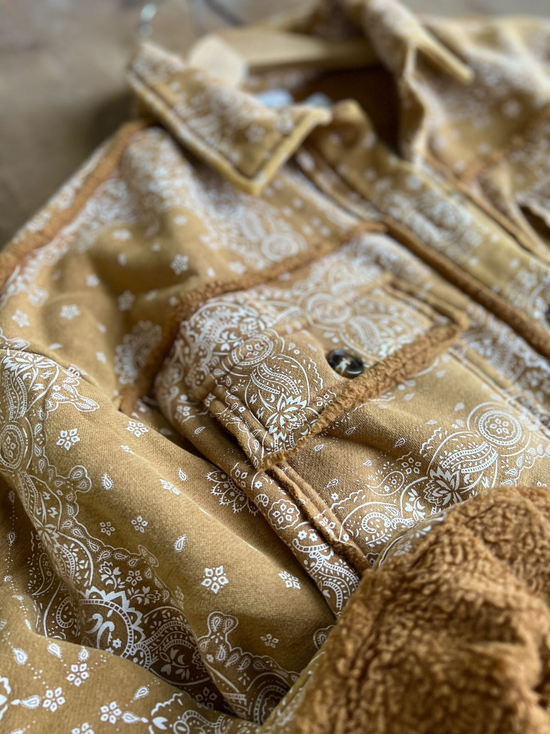 Bandana Print Shacket - High Call Outfitters