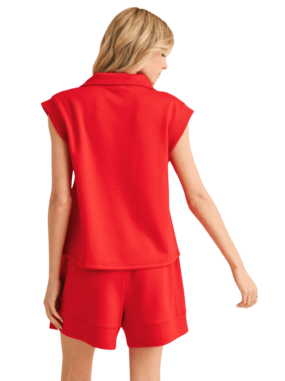 1/4 Zip Sleeveless Top - High Call Outfitters