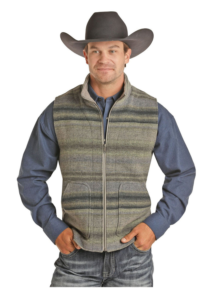 Wool Heathered Serape Vest from Powder River