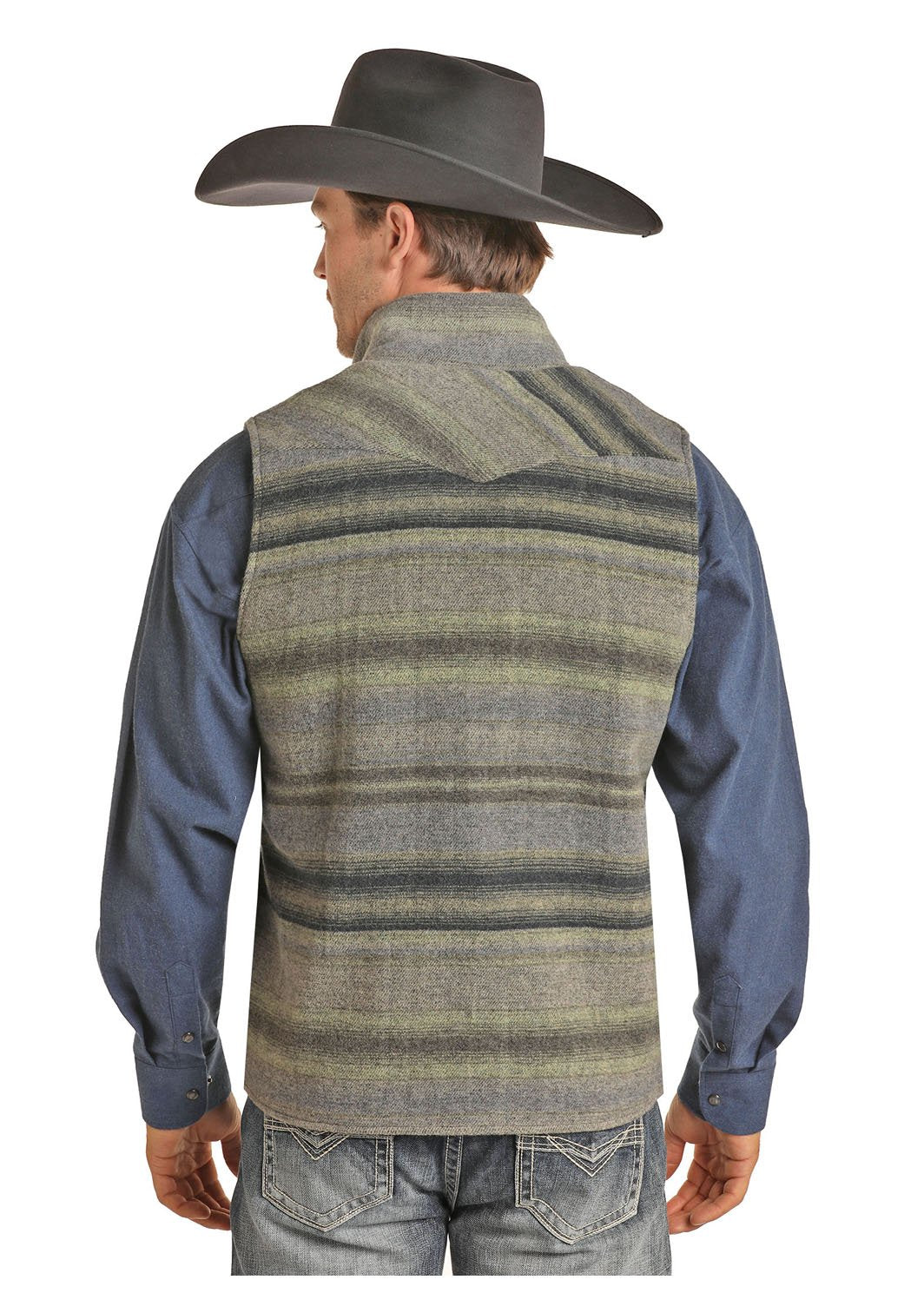 Wool Heathered Serape Vest from Powder River