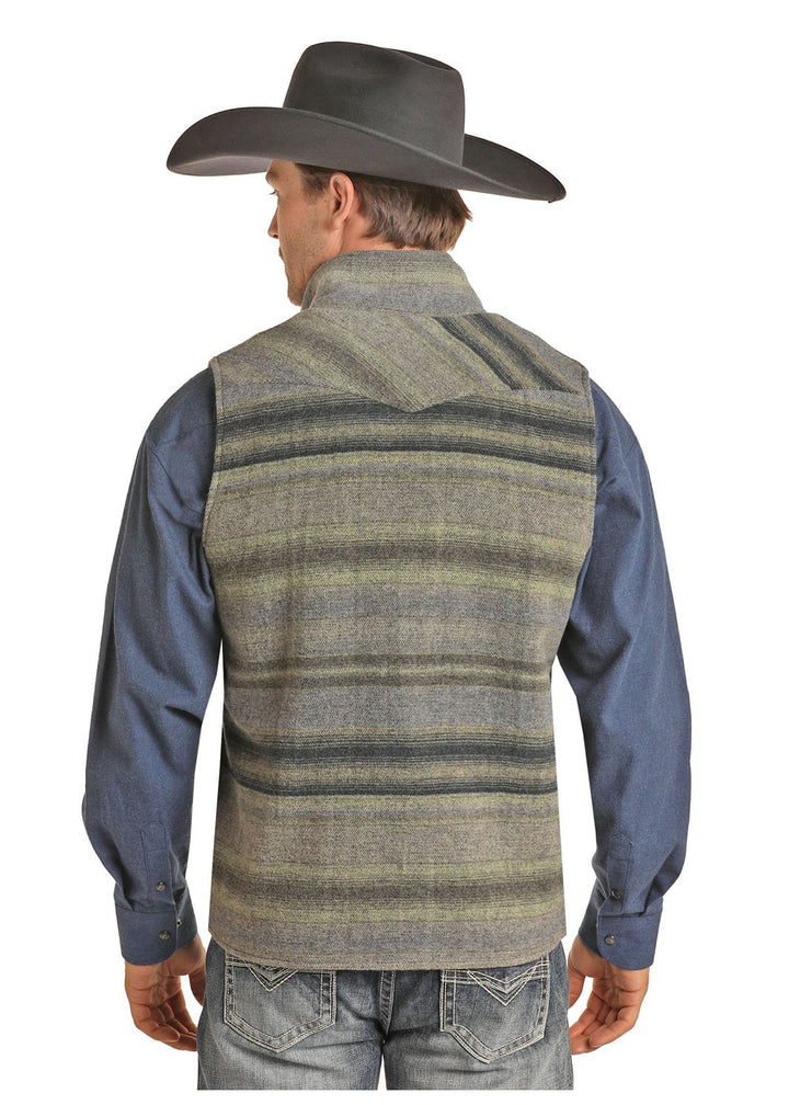 Wool Heathered Serape Vest from Powder River
