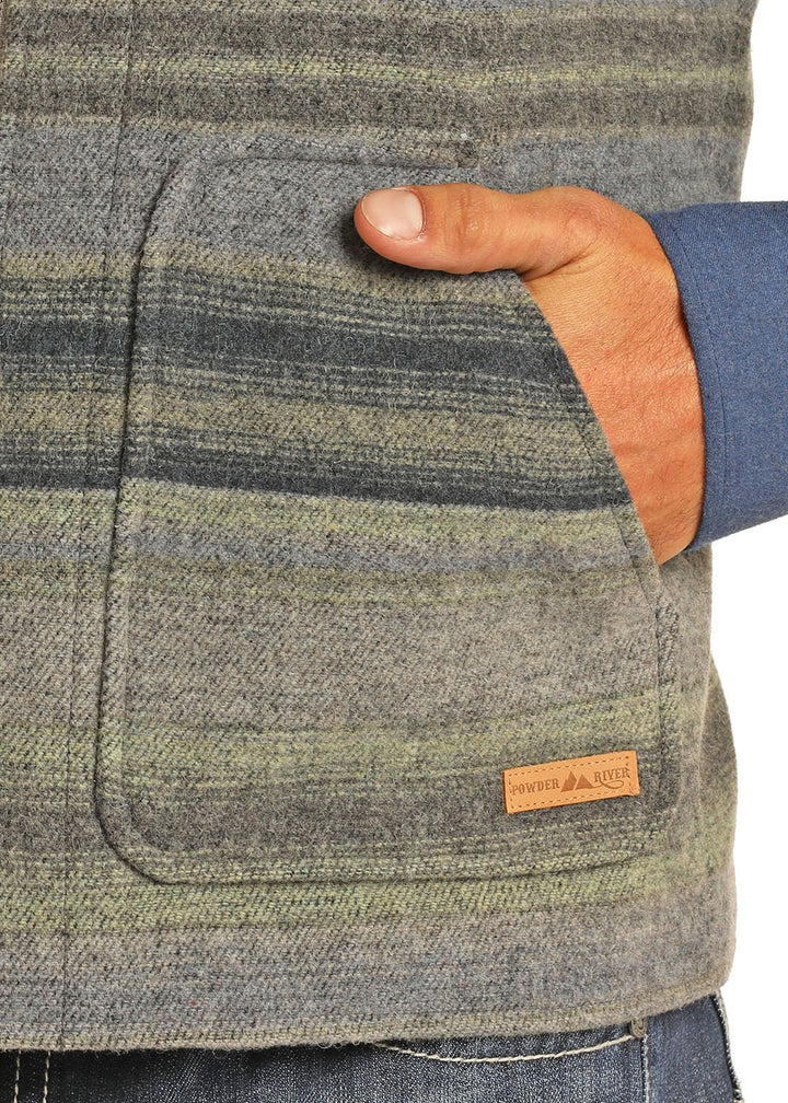 Wool Heathered Serape Vest from Powder River