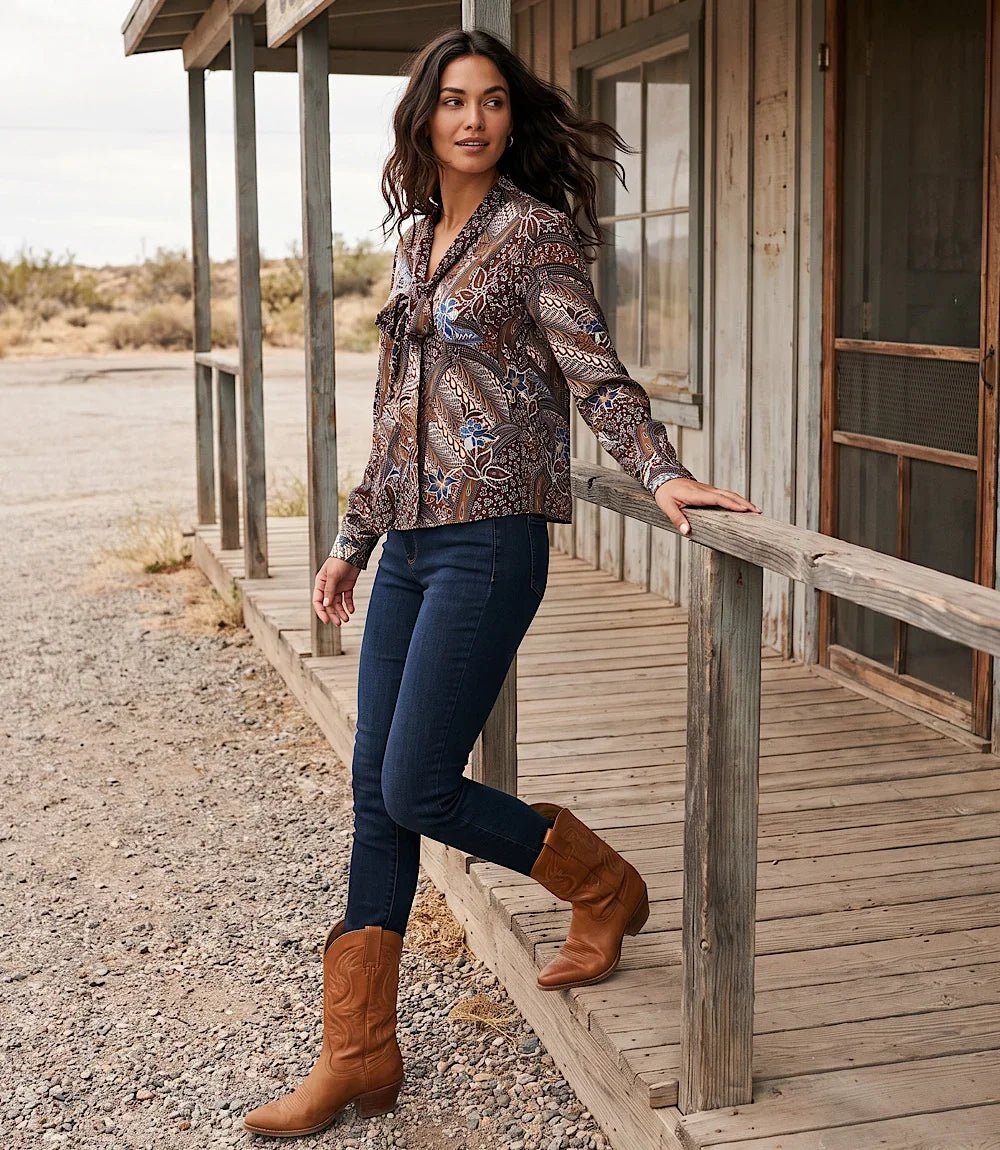Long Sleeve Bow Top from Karen Kane - High Call Outfitters