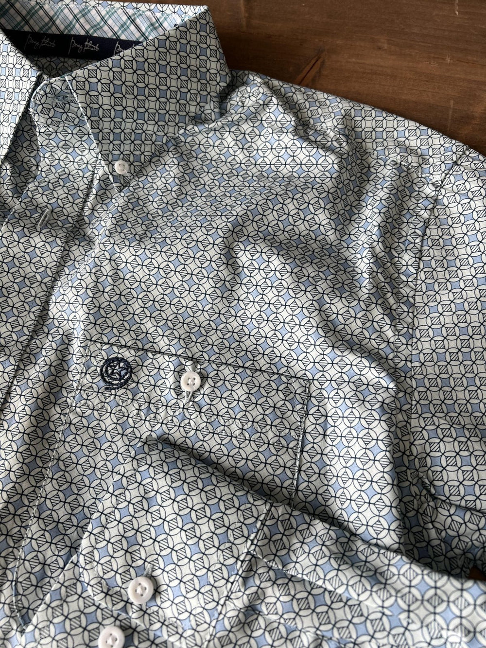 George Strait Print Shirt from Wrangler - High Call Outfitters