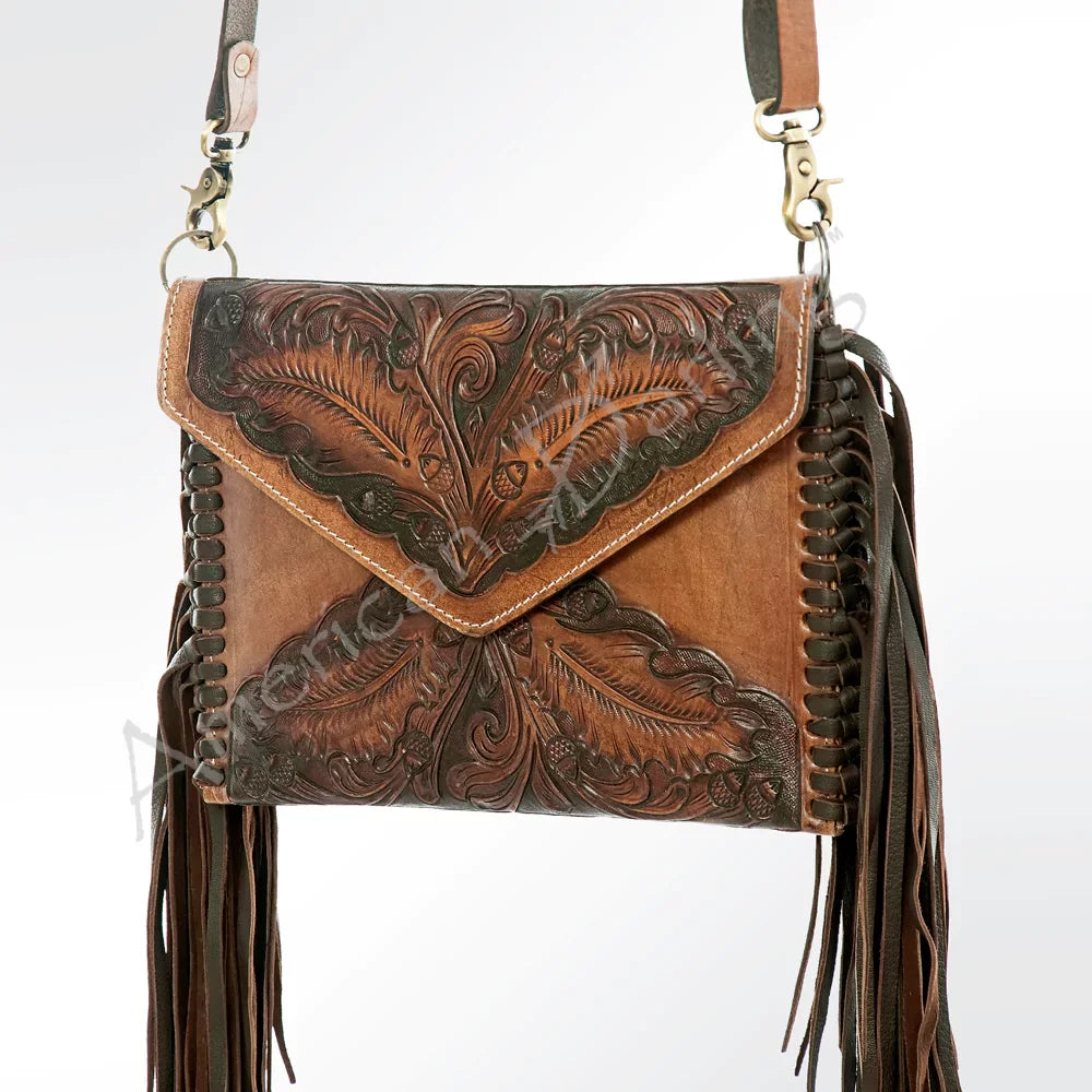 Fringe & Tooled Envelope Crossbody from American Darling