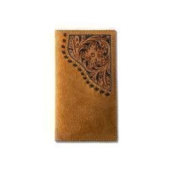 Roughout Floral Overlay Rodeo Wallet from Ariat - High Call Outfitters