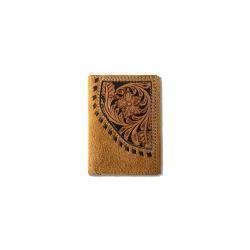Roughout Floral Overlay Trifold Wallet from Ariat - High Call Outfitters