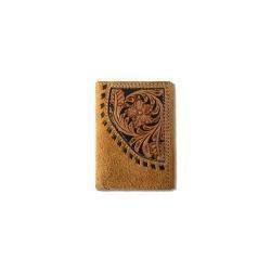 Roughout Floral Overlay Trifold Wallet from Ariat - High Call Outfitters