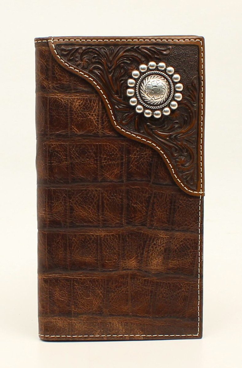 Floral Embossed Overlay Rodeo Wallet from Ariat - High Call Outfitters