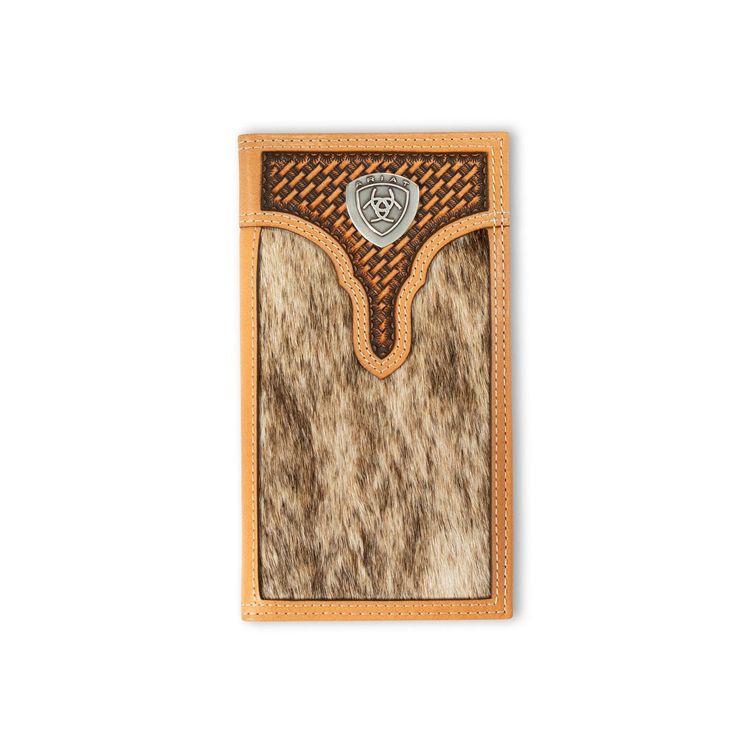 Calf Hair Basket Weave Rodeo Wallet from Ariat - High Call Outfitters