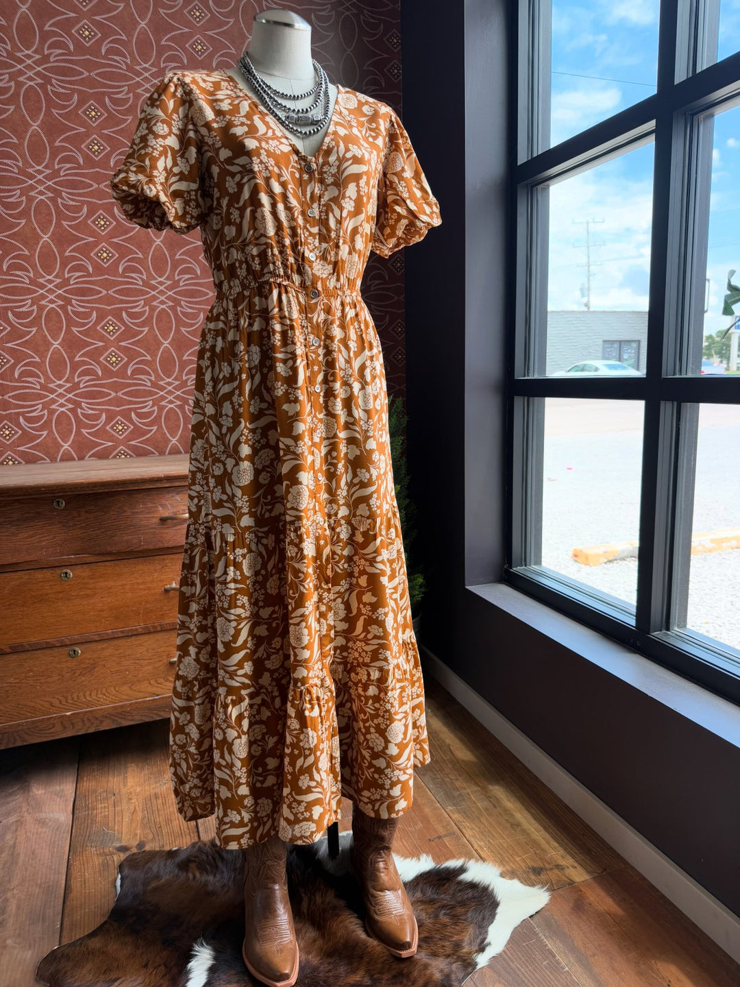 Beth Floral Maxi Dress from Cotton & Rye