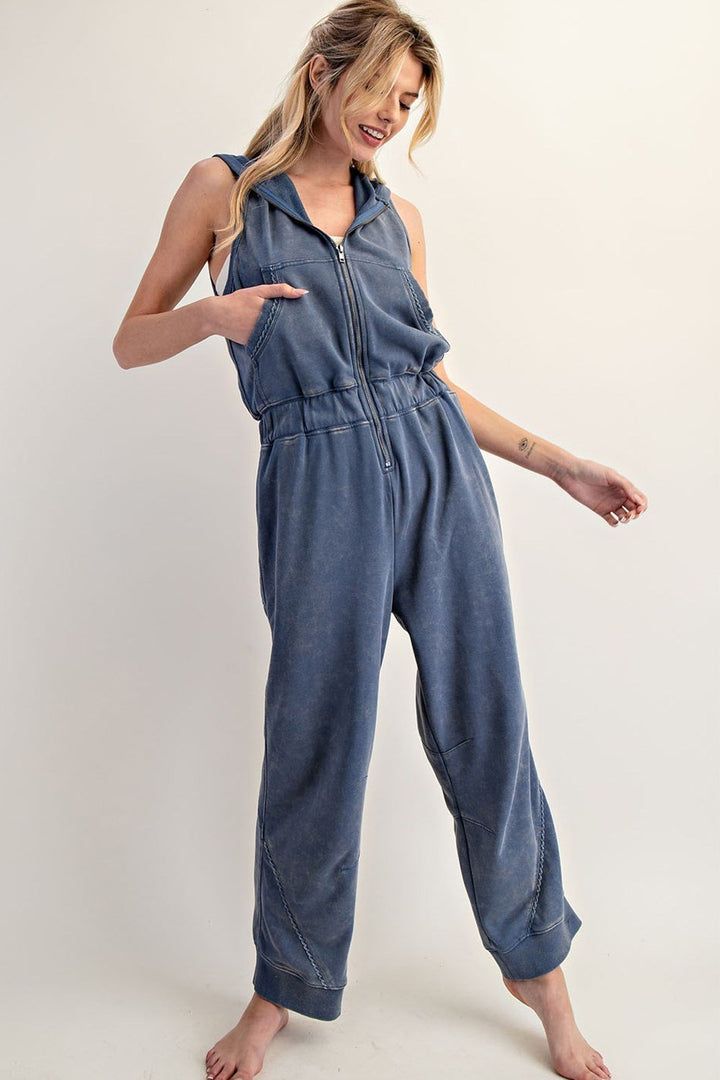 Washed Knit Jumpsuit