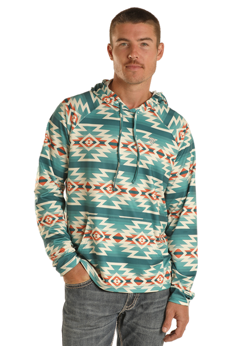 Aztec Performance Hoodie from Rock & Roll Cowboy