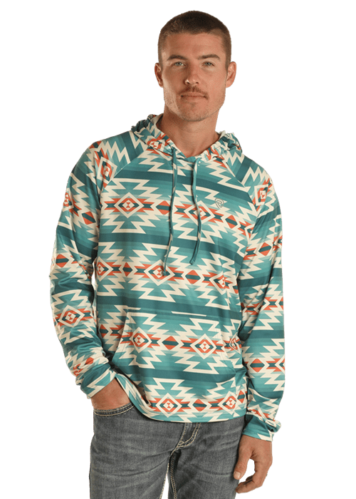 Aztec Performance Hoodie from Rock &amp; Roll Cowboy - High Call Outfitters