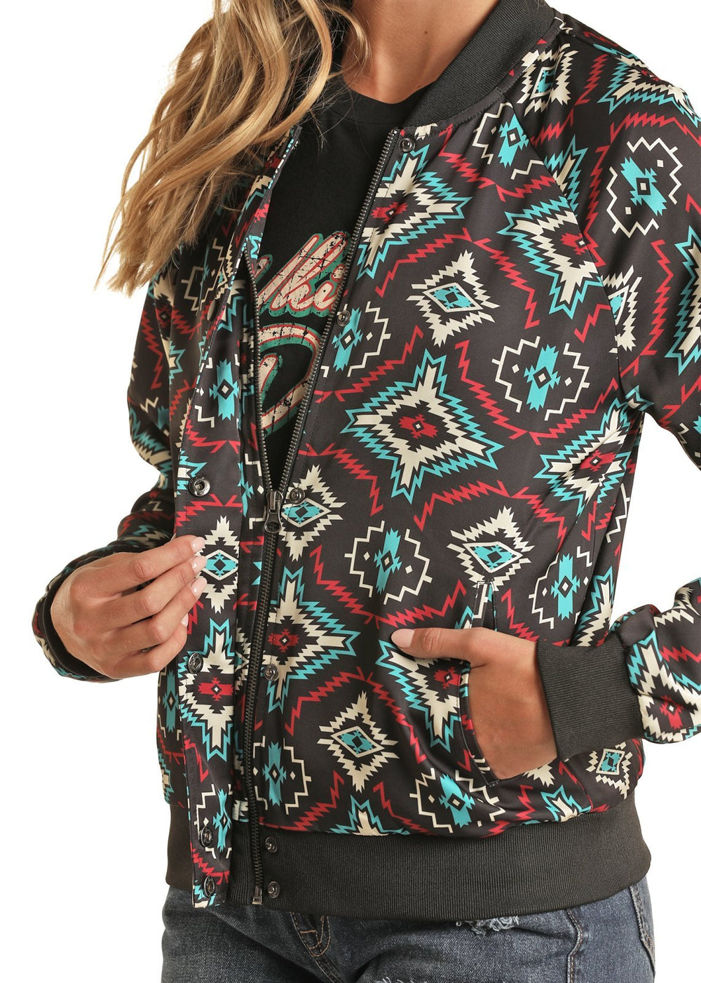 Satin Bomber from Rock & Roll Cowgirl - High Call Outfitters