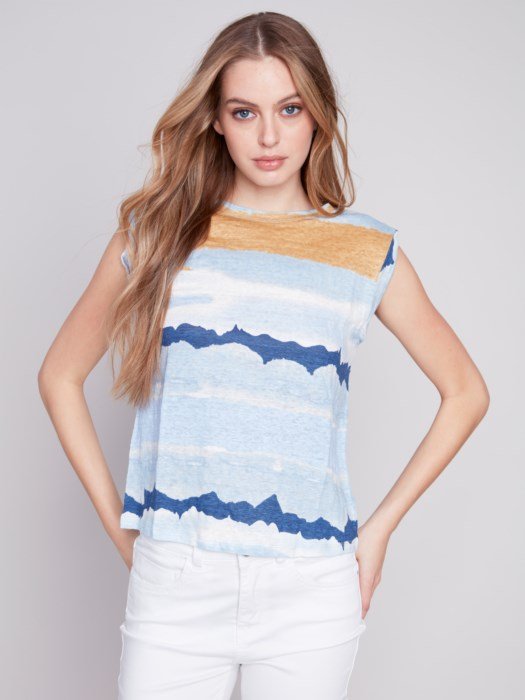 Printed Sleeveless Top from Charlie B