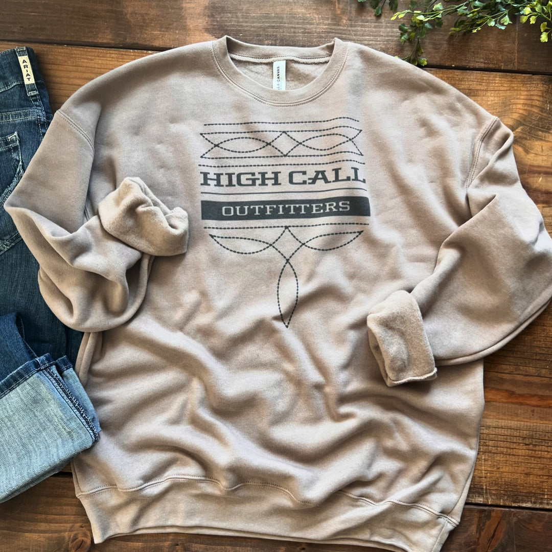 Boot Stitch High Call Sweatshirt - High Call Outfitters