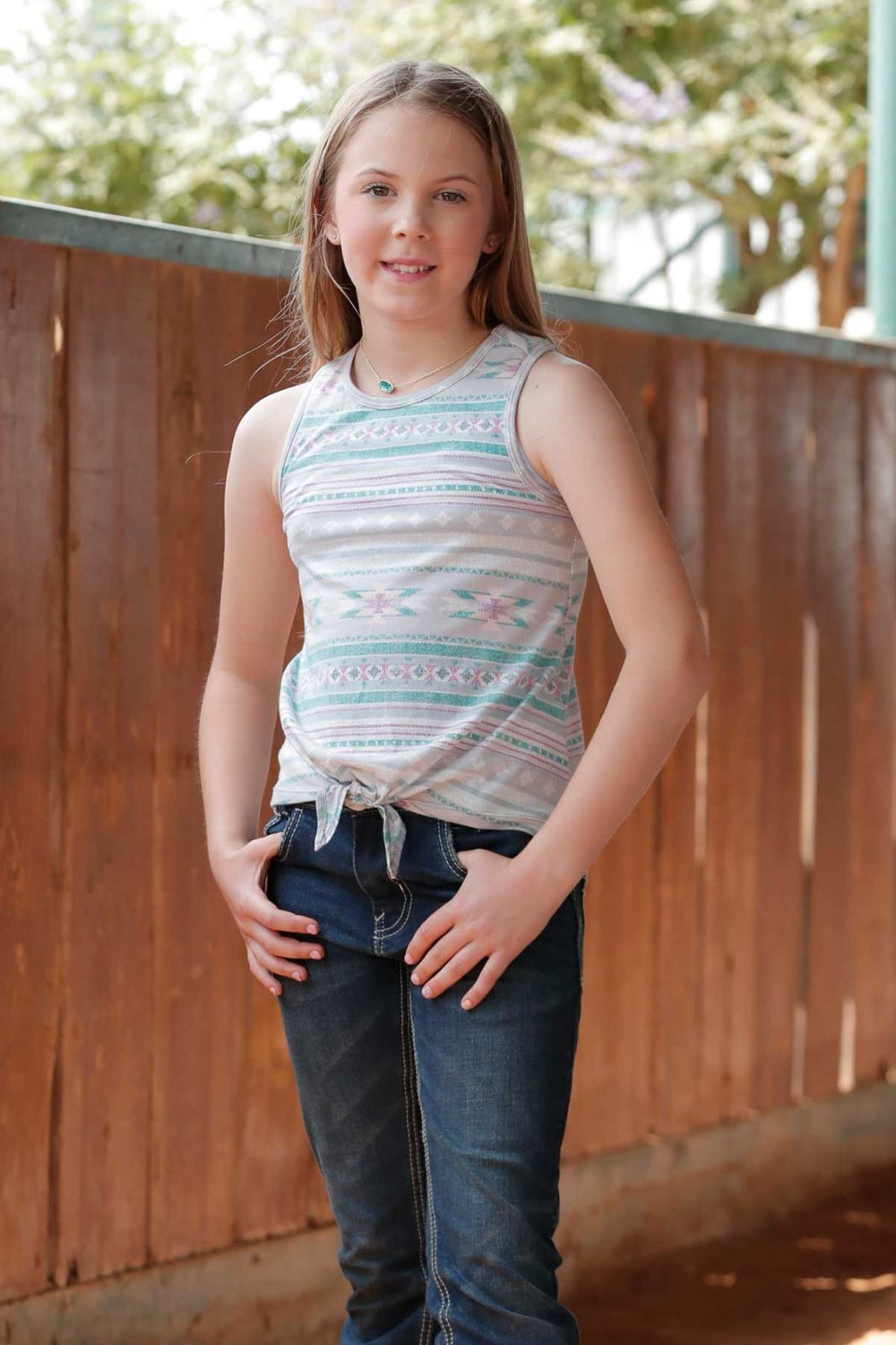 Aztec Tank from Cruel Girl - High Call Outfitters