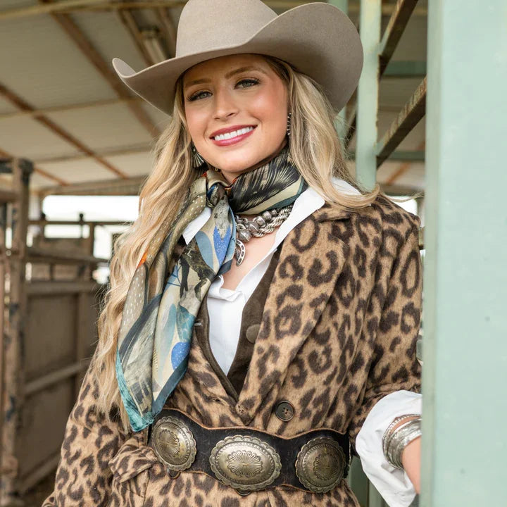 Blue Melodies from Fringe Scarves