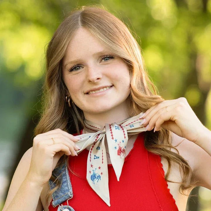 Howdy America Twilly from Fringe Scarves - High Call Outfitters