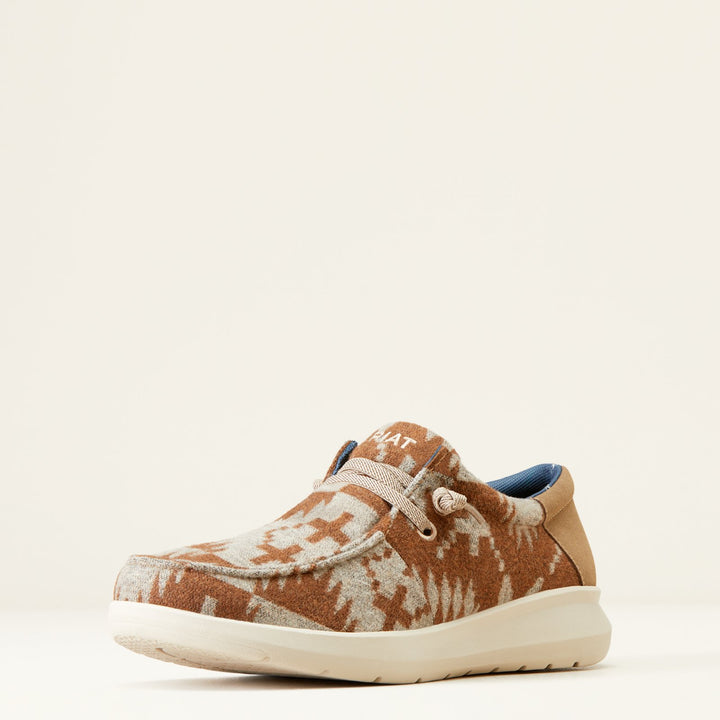 Hilo Stretch Lace Tan Aztec Wooly from Ariat