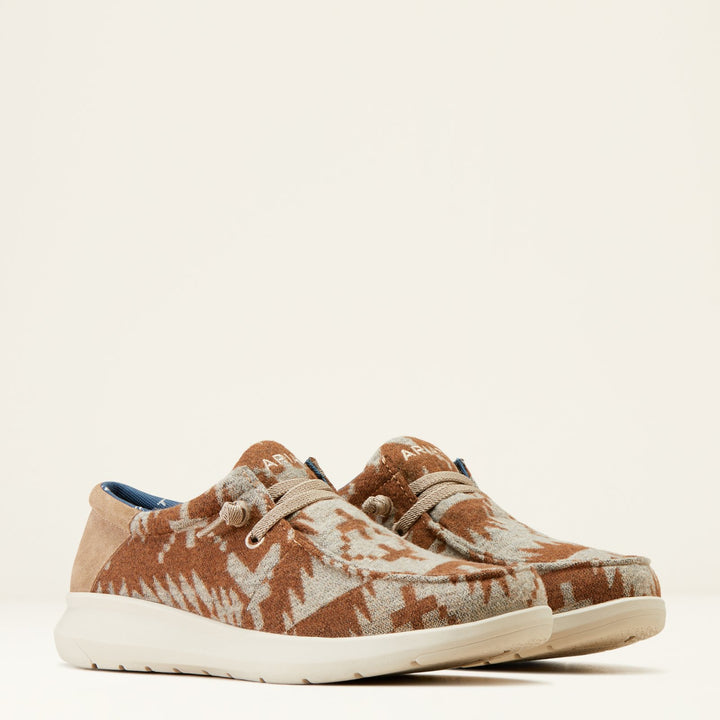 Hilo Stretch Lace Tan Aztec Wooly from Ariat