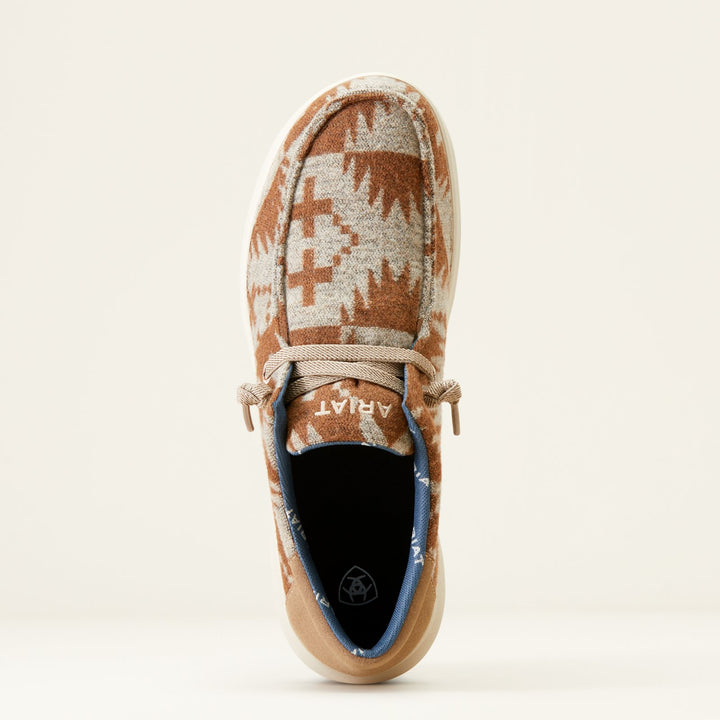 Hilo Stretch Lace Tan Aztec Wooly from Ariat