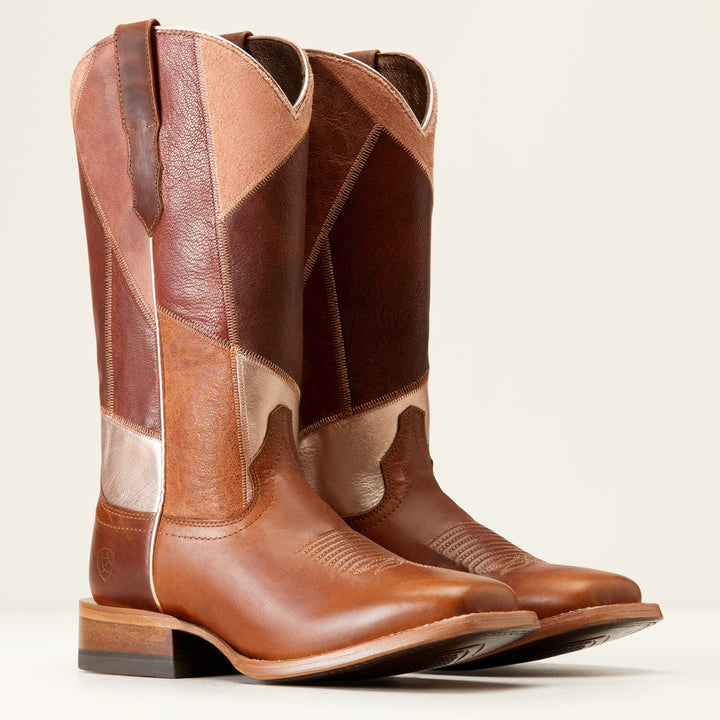Frontier Patchwork Western Boot from Ariat