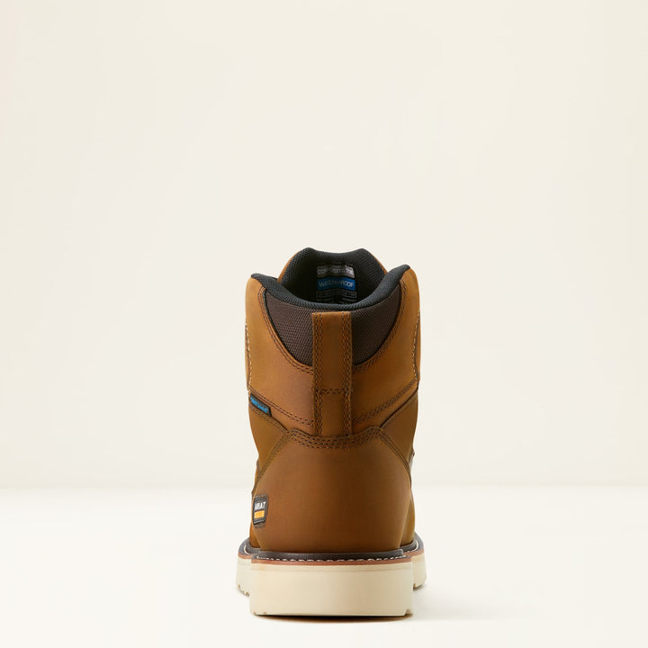 Rebar Wedge Moc Toe 6" Waterproof Composite Toe Work Boot from Ariat