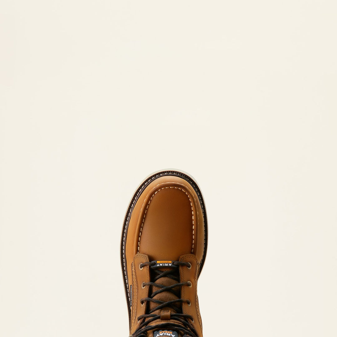 Rebar Wedge Moc Toe 6" Waterproof Composite Toe Work Boot from Ariat