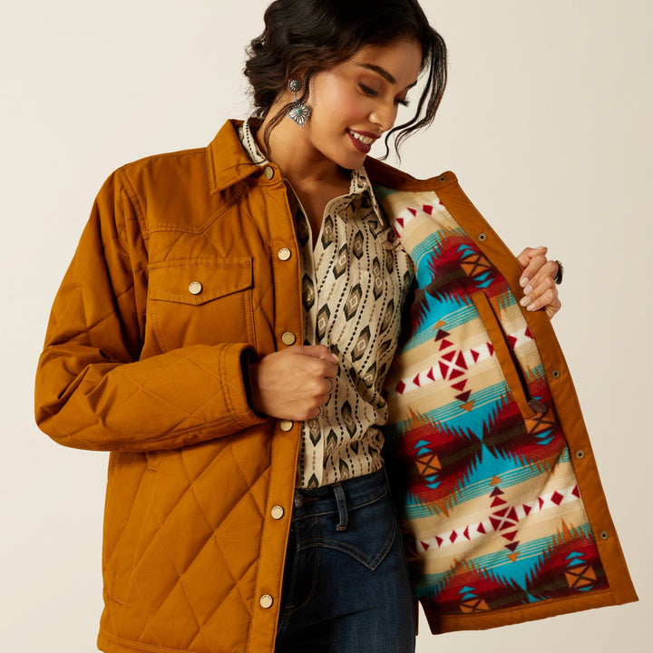 Grizzly Quilted Barn Jacket from Ariat