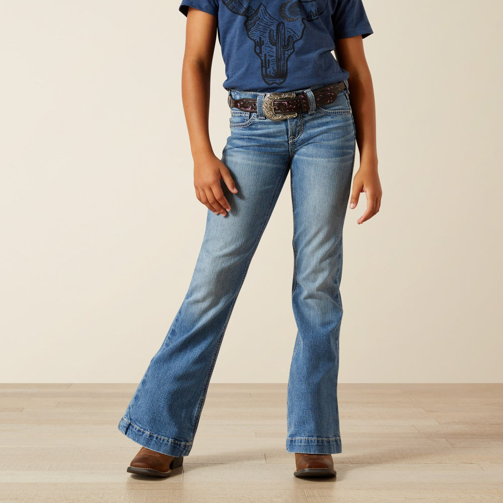 Girls Rosalie Trouser Denim from Ariat - High Call Outfitters