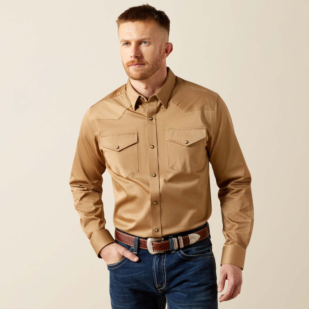 Solid Twill Fitted Shirt from Ariat - High Call Outfitters