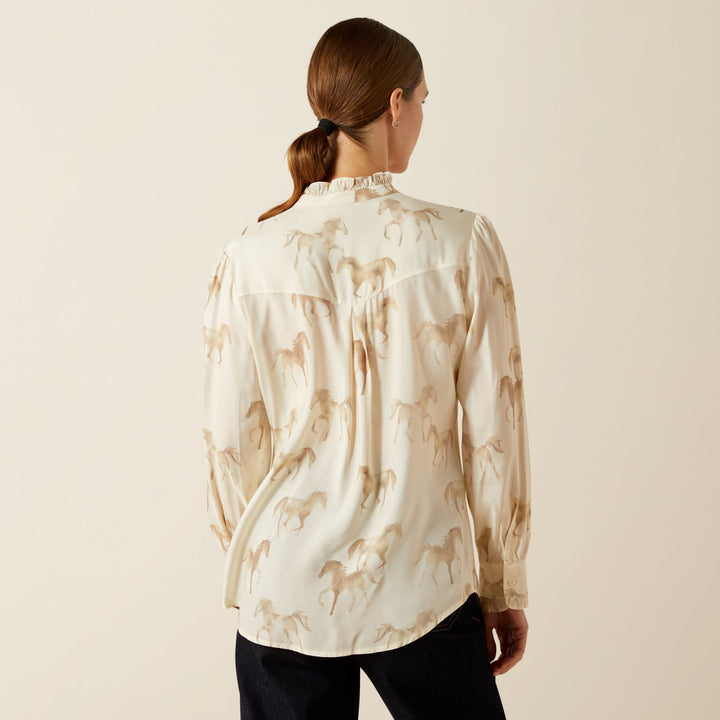 Cricklade Watercolor Blouse from Ariat