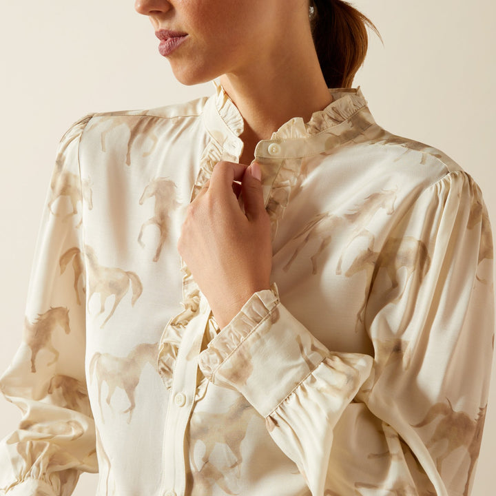 Cricklade Watercolor Blouse from Ariat