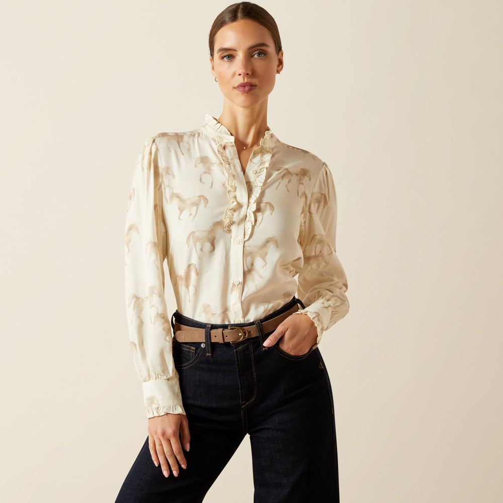 Cricklade Watercolor Blouse from Ariat - High Call Outfitters