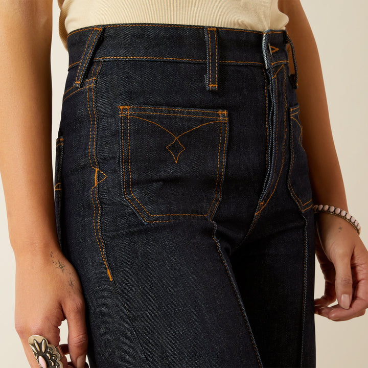 Ultra High Rise Tomboy Western Utility Wide Leg Jeans from Ariat